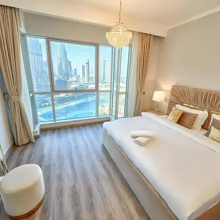 Appartement Magnificent Luxury 3Br With Amazing Burj & Fountain View à Dubaï Extérieur photo