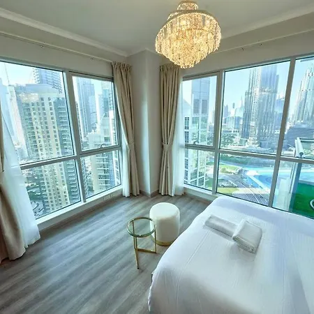 Appartement Magnificent Luxury 3Br With Amazing Burj & Fountain View à Dubaï Extérieur photo