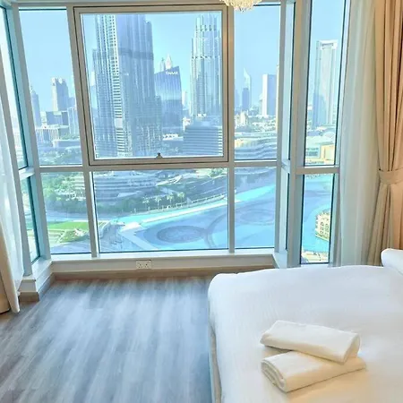 Appartement Magnificent Luxury 3Br With Amazing Burj & Fountain View à Dubaï Extérieur photo